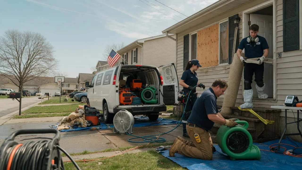 Water Damage Restoration in Swayzee, IN near me